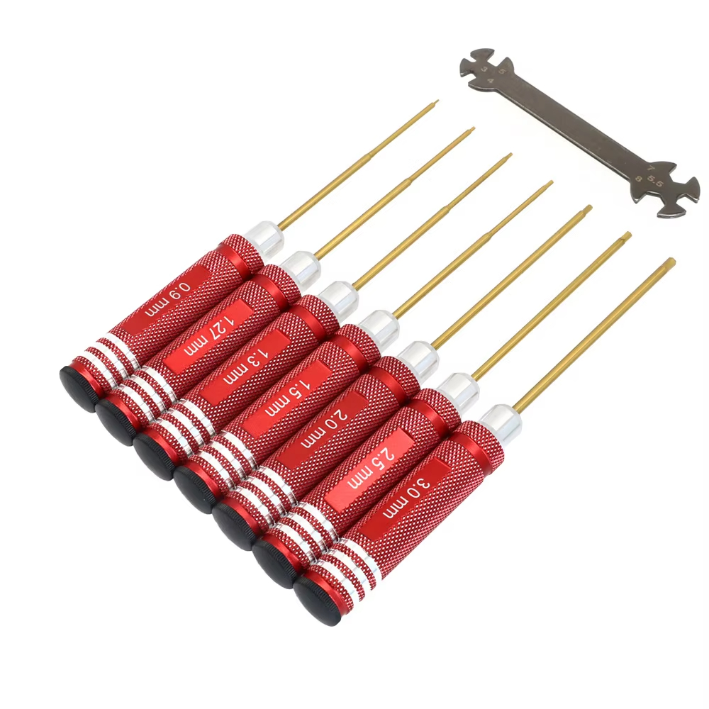 7pcs Hex Screw Driver Set Tita - Rc Helicopter Tool Kit 评论和价格