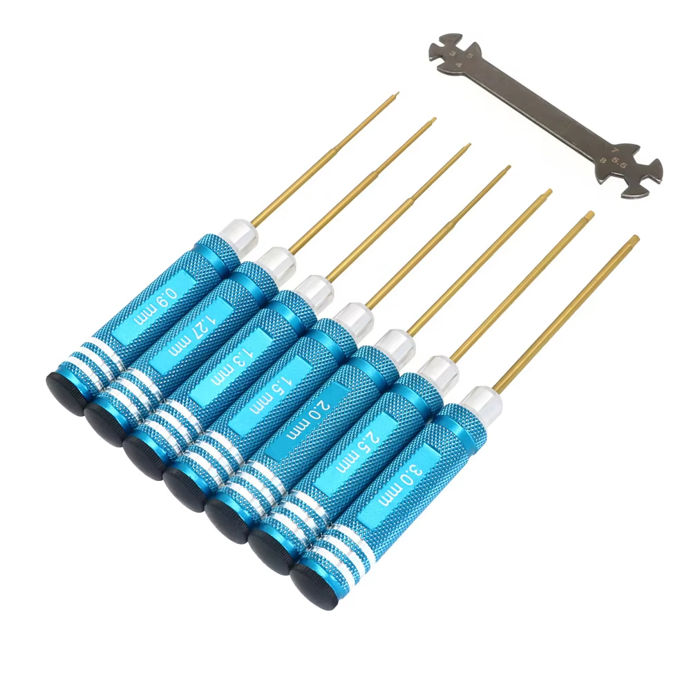 7pcs Hex Screw Driver Set Tita - Rc Helicopter Tool Kit 评论和价格