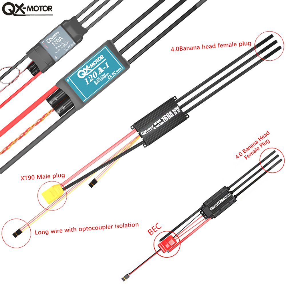 QX-MOTOR Brushless ESC series  - Rc Helicopter Battery 评论和价格