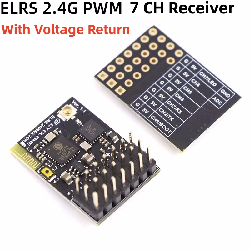 ELRS 2.4G PWM 7CH 6CH CRSF Rec - Rc Helicopter Battery 评论和价格