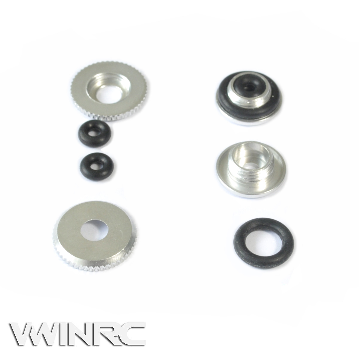 4pcs Aluminum Canopy Mount Nut - Rc Helicopter Nitro 评论和价格