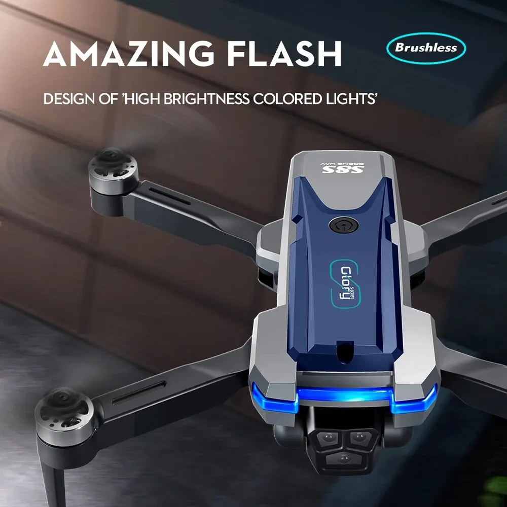 S8S GPS Drone 5G Wifi 8K HD Du - Rc Helicopter Case 评论和价格